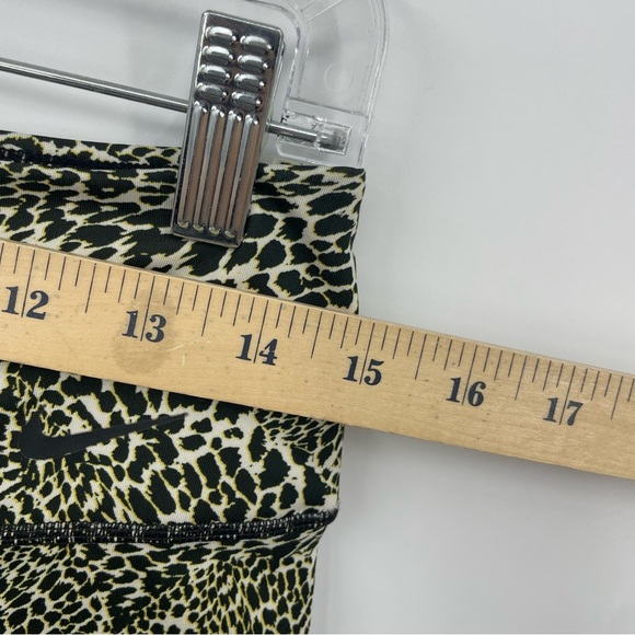 Nike gym tights Training One Sculpt 7/8 tight black leopard sz L ck3072 jaguar - Picture 7 of 11